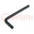 Wrench; hex key; HEX 15mm; Overall len: 147mm