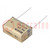 Capacitor: paper; X1; 100nF; 440VAC; Pitch: 25.4mm; ±20%; THT; PME278