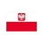 Technische Ansicht: Länderflagge Polen