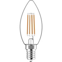 Produktbild zu LED-Filament Kerzenlampe dimmbar C35 4,5W 470 lm warmweiß E14
