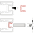 Skizze zu HAWA DIVIDO Profilo fissaggio vetro per profilo per telaio orizz, plast.trasp.