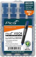 Pica Permanent marker vulling blauw