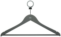 Kleiderbügel Colgado mit Diebstahlsicherung; 44.5x27 cm (LxH); grau; 12 Stk/Pck