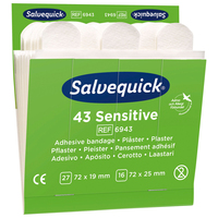 Salvequick Nachfüllsortiment 6 x 43Pfl.Sensitive