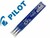 Recambio bolígrafo AZUL Frixion Ball Clicker de Pilot -3 unidades