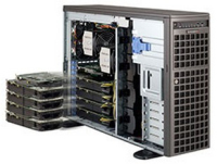 Supermicro SYS-7047GR-TRF server barebone Intel® C602 LGA 2011 (Socket R) Rack (4U) Grey