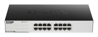 D-Link GO-SW-16G Non-géré L2 Gigabit Ethernet (10/100/1000) 1U Noir