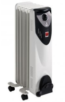 FM Calefacción RW-10 calefactor eléctrico Negro, Blanco 1000 W Radiador