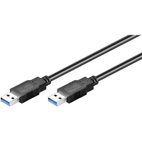 Goobay 96117 USB-kabel 5 m USB 3.2 Gen 1 (3.1 Gen 1) USB A Zwart