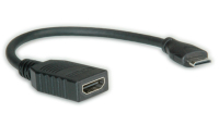 ROLINE 11.04.5586 cable HDMI 0,15 m HDMI tipo A (Estándar) HDMI Type C (Mini) Negro