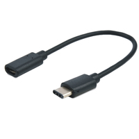 M-Cab 7003616 USB-kabel 0,15 m USB 2.0 USB C Micro-USB B Zwart