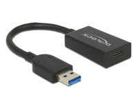 DeLOCK 65698 USB Kabel USB 3.2 Gen 2 (3.1 Gen 2) 0,15 m USB A USB C Schwarz