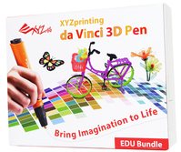 XYZprinting 3N10EXUK00G stylo 3D 0,8 mm Noir, Orange
