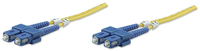 Intellinet 470643 InfiniBand/fibre optic cable 10 m SC OS2 Geel
