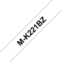 Brother MK221BZ ruban d'étiquette Noir sur blanc M