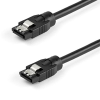 StarTech.com SATRD30CM kabel SATA 0,3 m SATA 7-pin Czarny