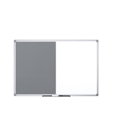 Bi-Office XA0228170 afficebord Binnen Grijs, Wit Aluminium