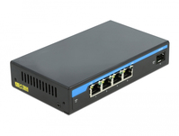 DeLOCK 87765 Netzwerk-Switch Gigabit Ethernet (10/100/1000) Power over Ethernet (PoE) Schwarz