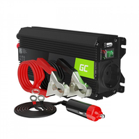 Green Cell INVGC03 áramátalakító és inverter Automatikus 500 W Fekete