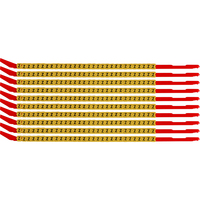 Brady SCNG-10-Z cable marker Black, Yellow Nylon 300 pc(s)