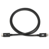 OWC OWCCBLTB4C0.7M USB cable 0.72 m USB C Black