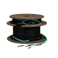 EFB Elektronik O8341L160OM3 InfiniBand/fibre optic cable 160 m 12x SC U-DQ(ZN) BH OM3 Zwart, Blauw