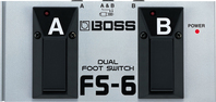 BOSS FS-6 Musikinstrumentverstärkerteil/-zubehör Fußschalter/Controller Gitarre