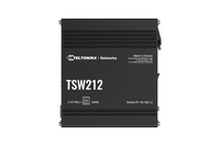 Teltonika TSW212 hálózati kapcsoló Vezérelt L2 Gigabit Ethernet (10/100/1000) Fekete