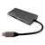 LC-Power LC-HUB-C-MULTI-5 notebook dock & poortreplicator Bedraad USB 3.2 Gen 1 (3.1 Gen 1) Type-C Antraciet, Zwart