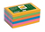 Sigel BA127 zelfklevend notitiepapier Rechthoek Blauw, Groen, Oranje, Roze, Geel 100 vel Zelfplakkend