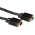 ACT 0.50m 15 Pin HD D-sub, M/F VGA-Kabel 0,50 m VGA (D-Sub) Schwarz