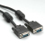 ROLINE High Quality Cable with Ferrite + DDC, HD15 M - HD15 M, 2 m cavo VGA VGA (D-Sub) Nero