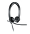 Logitech H650e Auriculares Alámbrico Diadema Oficina/Centro de llamadas USB tipo A Negro, Plata
