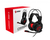 MSI DS 502 hoofdtelefoon/headset Bedraad Hoofdband Gamen Zwart, Rood