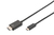Digitus AK-300330-020-S video átalakító kábel 2 M USB C-típus DisplayPort Fekete