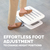 Fellowes Foot Rest Under Desk - Hana LT Foot Support Ergonomic Foot Rest - Foot Rest Stool for Office & Home Use - White