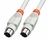 Lindy 8 Pin Mini DIN Cable 2 m parallelle kabel Grijs