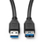 Microconnect USB3.0AAF2B USB-kabel 2 m USB 3.2 Gen 1 (3.1 Gen 1) USB A Zwart