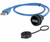 Encitech 1310-1032-02 USB kábel 1 M USB 2.0 USB A Fekete, Kék