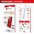 Displex Premium Panzerglas (Full Cover, 10H) für Apple iPhone 17 Pro,MountMaster Full Cover