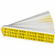 Brady 3410-# KIT self-adhesive label Rectangle Permanent Black, Yellow 78 pc(s)