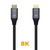 AISENS Cable HDMI V2.1 Ultra Alta Velocidad / HEC 8k@60Hz 48Gbps, A/M-A/M, Gris/Negro, 3.0m