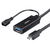 Lindy 43352 Schnittstellen-Hub USB 3.2 Gen 1 (3.1 Gen 1) Type-C 5000 Mbit/s Schwarz
