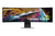 Samsung Odyssey Ark G95SC számítógép monitor 124,5 cm (49") 5120 x 1440 pixelek Dual QHD OLED Ezüst