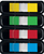 Sigel HN495 Lesezeichen Flexibles Lesezeichen Blau, Grün, Rot, Gelb