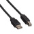 ROLINE USB 2.0 Notebook-Flachkabel, Typ A-B, schwarz, 1,8 m