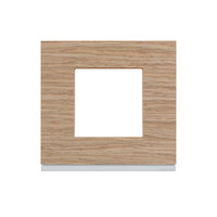 Plaque gallery 1 poste matiere oak wood (WXP4702)