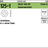 DIN 125 Stahl 140 HV A 21 feuerverzinkt tZn VE=S