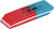 Gumka wielofunkcyjna DONAU, 57x19x8mm, niebiesko-czerwona