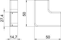 OBO WDK HF13025PW PLATTE HOEK WDK13025 15X50X50